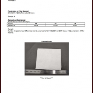 熔噴布檢測報(bào)告效率